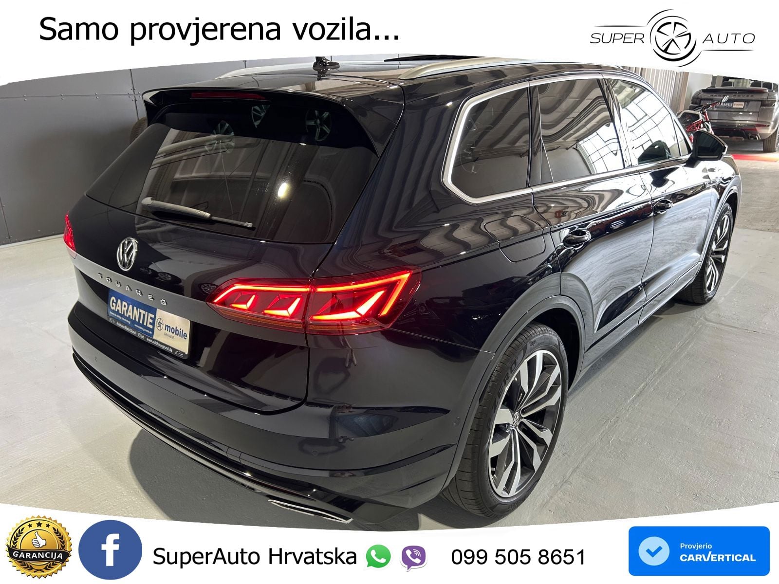 Volkswagen Touareg 3.0 V6 TDI (286 KS) 4MOTION Tiptronic R-Line ZRAČNI+ACC+GR SJED+KAM+PANO