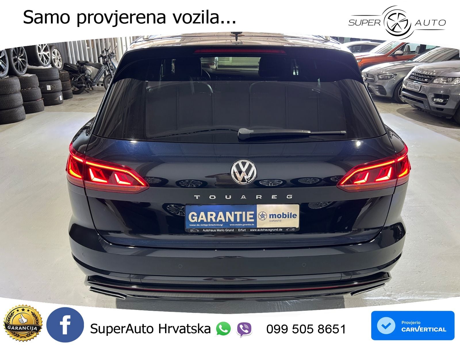 Volkswagen Touareg 3.0 V6 TDI (286 KS) 4MOTION Tiptronic R-Line ZRAČNI+ACC+GR SJED+KAM+PANO