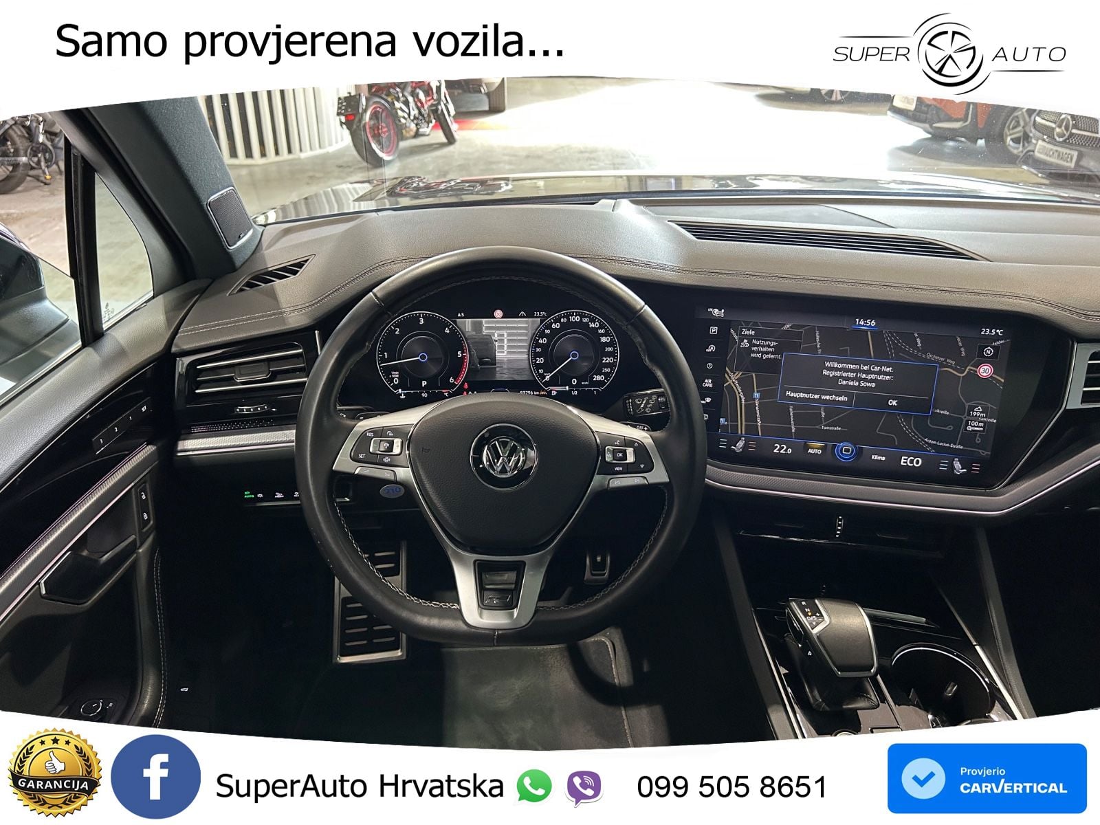 Volkswagen Touareg 3.0 V6 TDI (286 KS) 4MOTION Tiptronic R-Line ZRAČNI+ACC+GR SJED+KAM+PANO