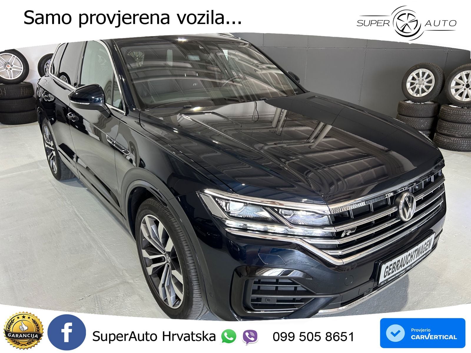 Volkswagen Touareg 3.0 V6 TDI (286 KS) 4MOTION Tiptronic R-Line ZRAČNI+ACC+GR SJED+KAM+PANO