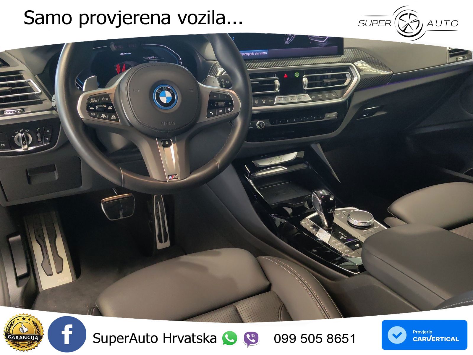 BMW X3 30e xDrive Steptronic M Sport LED+GR SJED+ACC