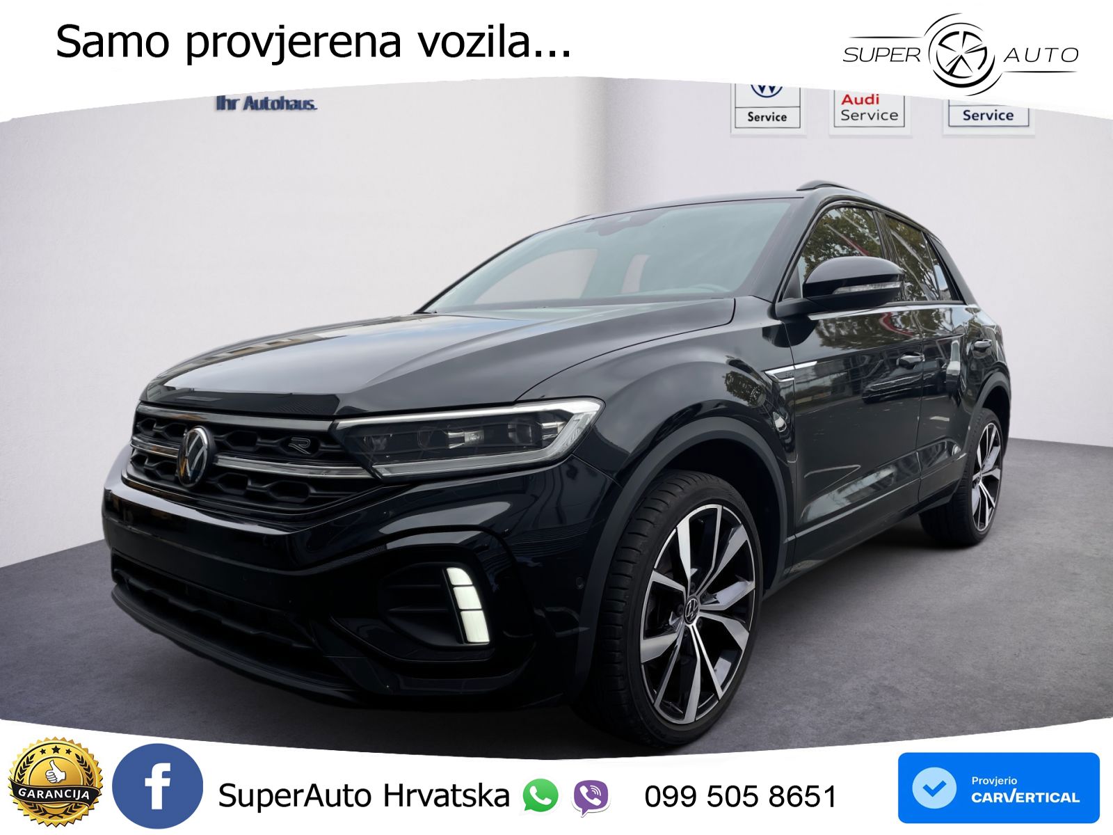 Volkswagen T-Roc 1.5 TSI (150 KS) DSG R-Line LED+GR SJED+ACC