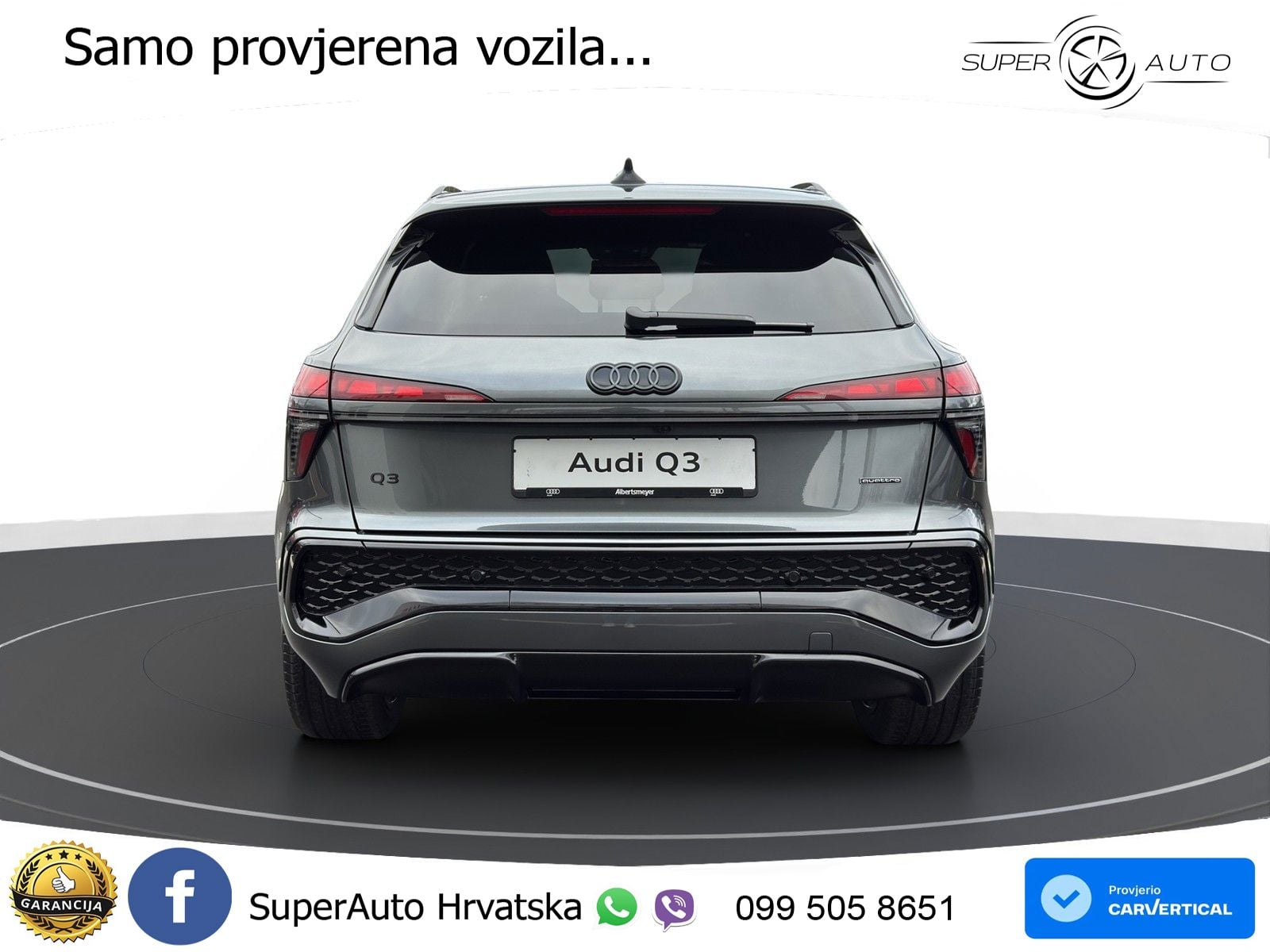 Audi Q3 2.0 TFSI (265 KS) quattro S tronic LED+GR SJED+ACC