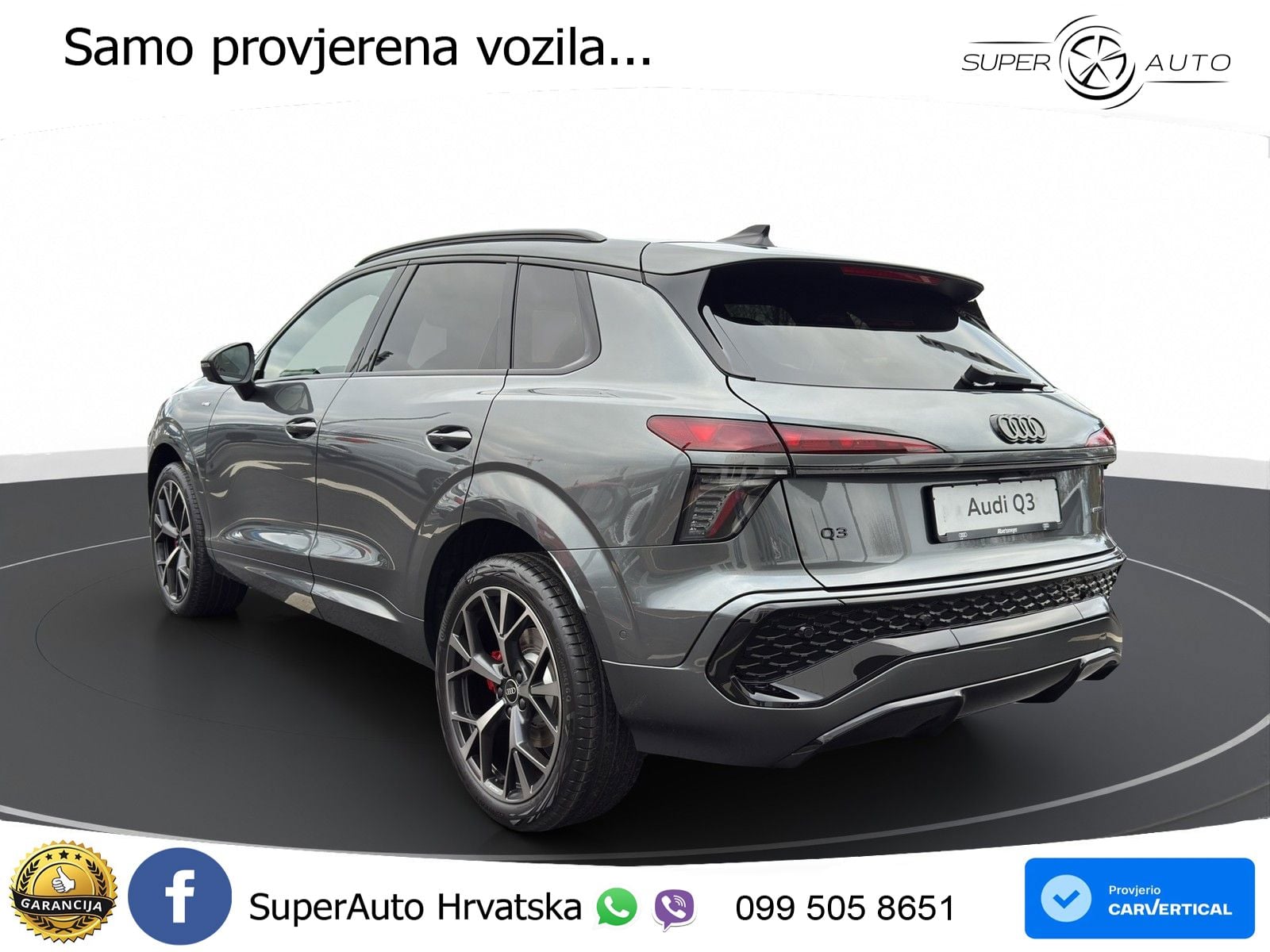 Audi Q3 2.0 TFSI (265 KS) quattro S tronic LED+GR SJED+ACC