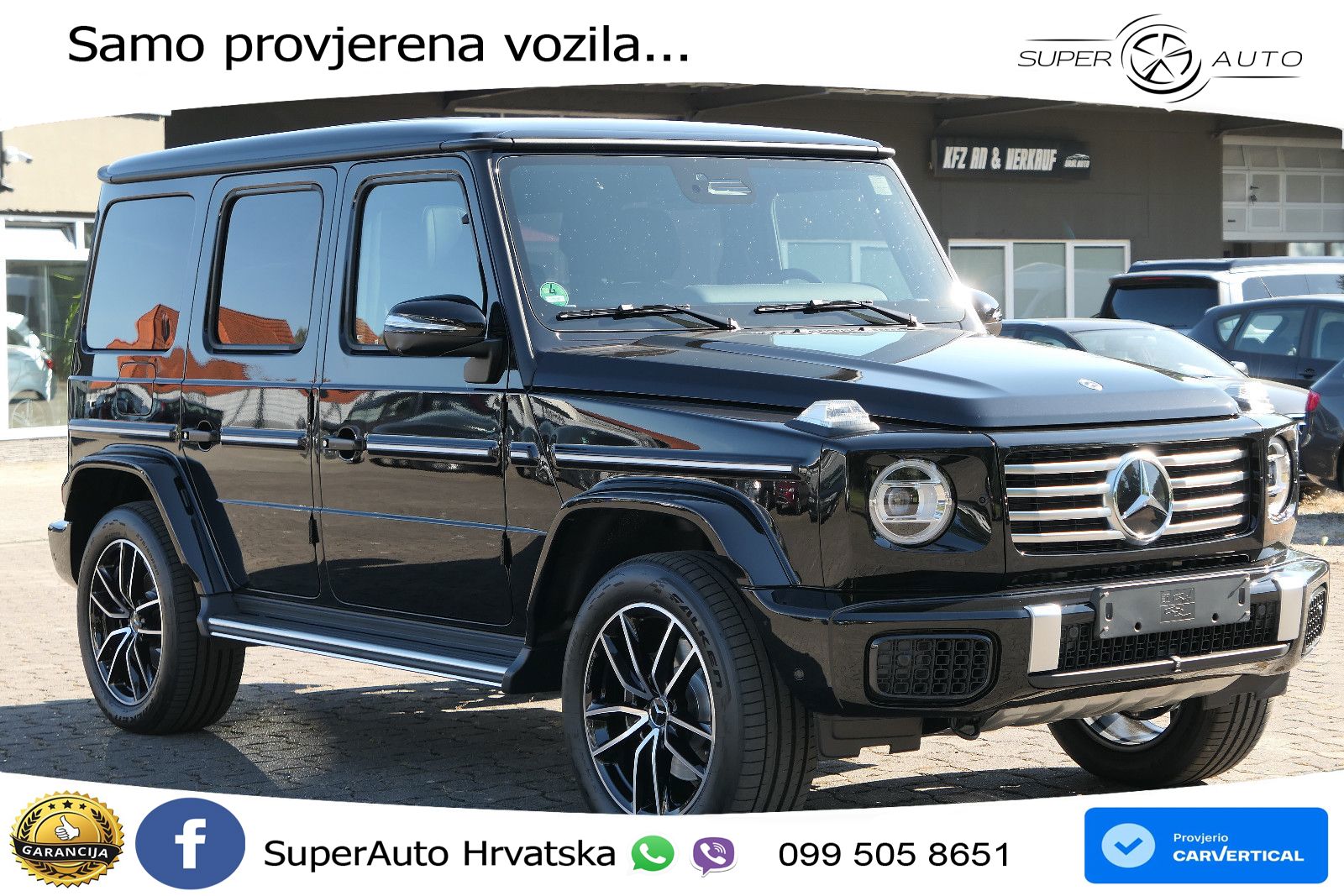 Mercedes G 450d Long (367 KS) 4MATIC 9G-TRONIC Exclusive LED+GR SJED+ACC