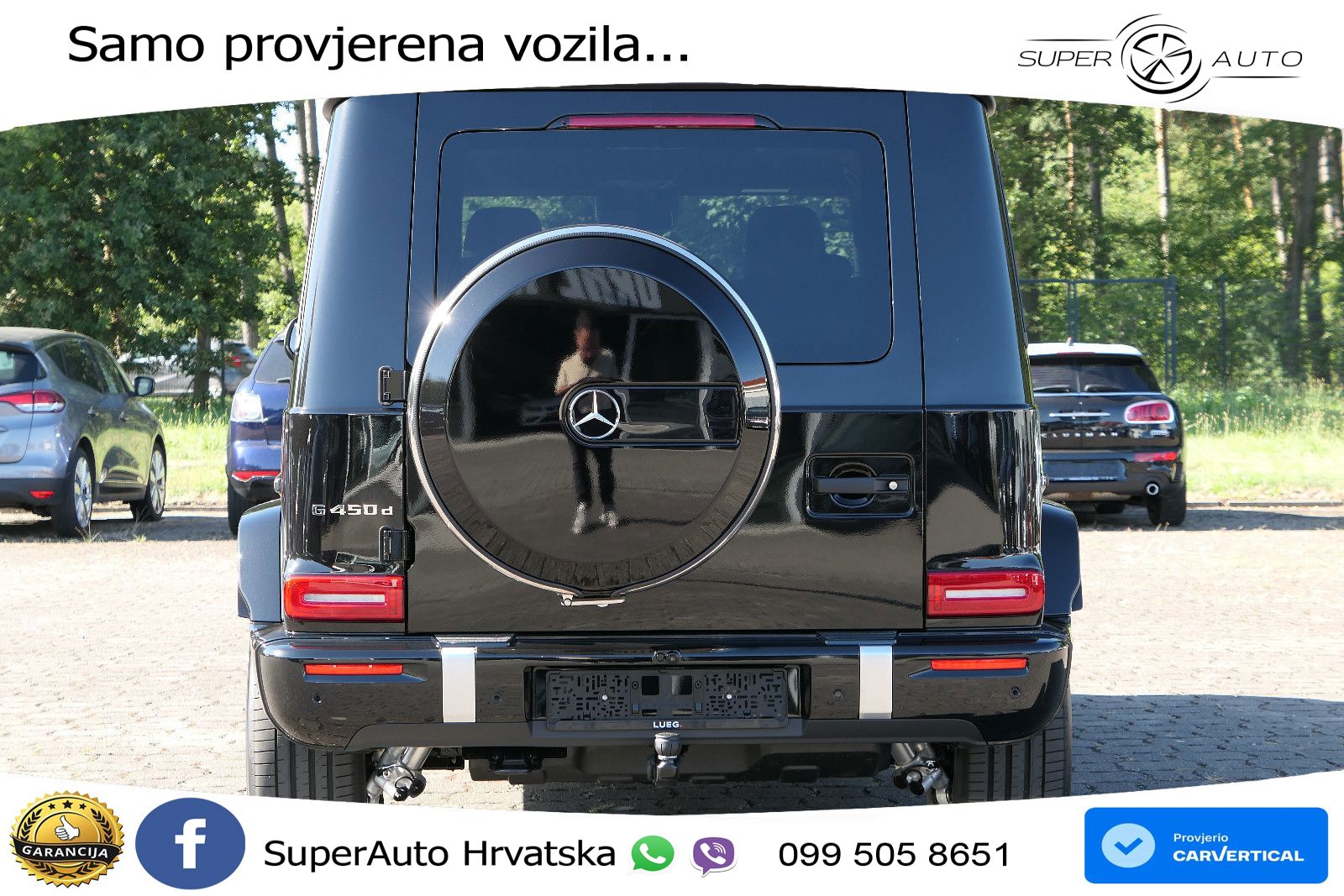 Mercedes G 450d Long (367 KS) 4MATIC 9G-TRONIC Exclusive LED+GR SJED+ACC