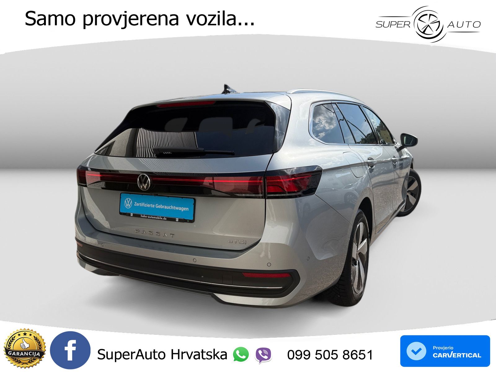 Volkswagen Passat Variant 1.5 eTSI (150 KS) DSG Business LED+GR SJED+ACC