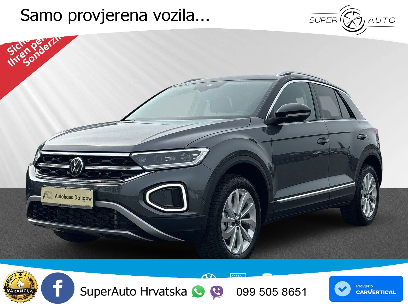 Volkswagen T-Roc 1.5 TSI (150 KS) DSG LED+GR SJED+ACC