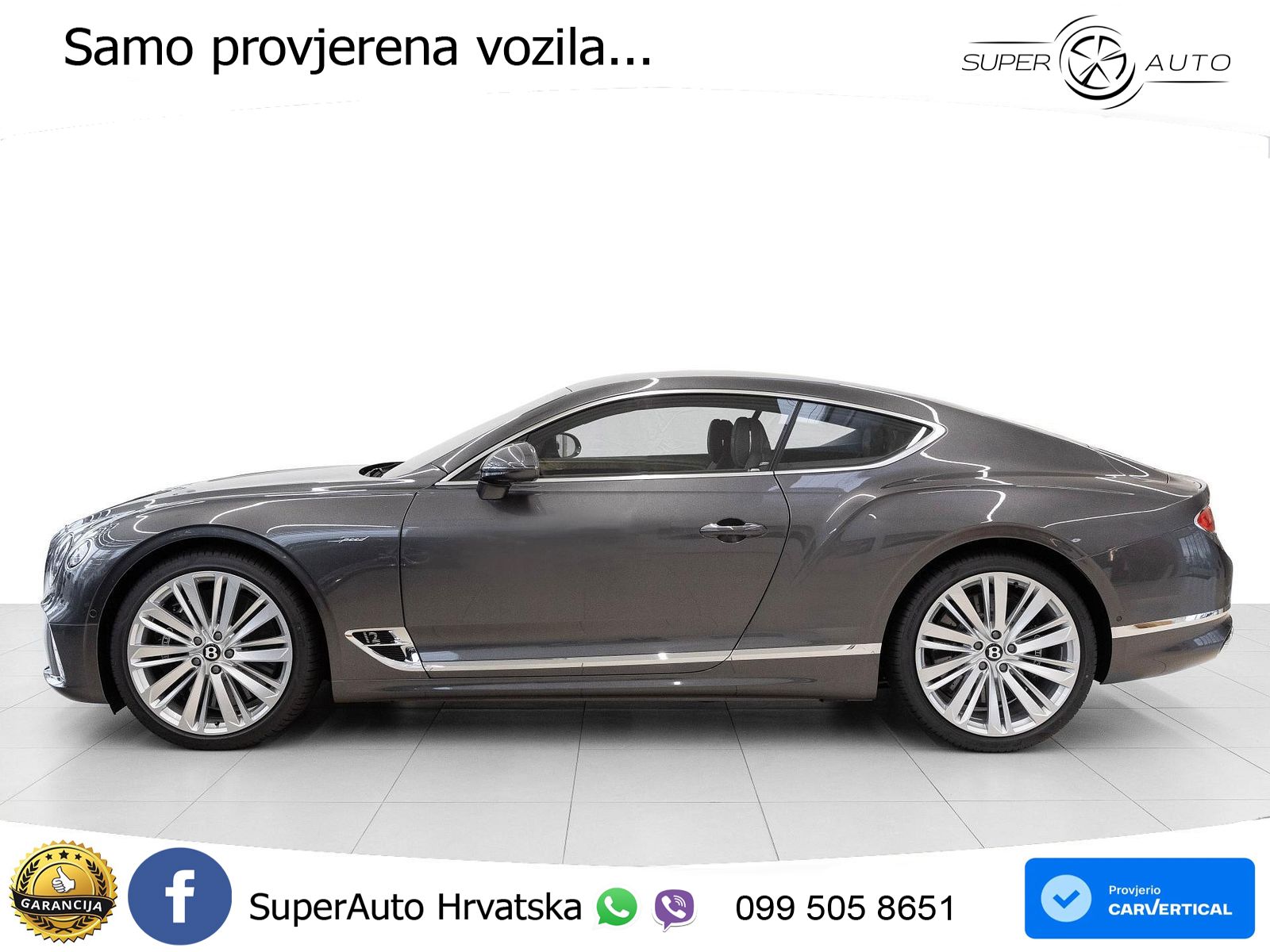 Bentley Continental GT III Speed 6.0 TSI W12 (659 KS) AWD DCT ZRAČNI+ACC+GR SJED+KAM