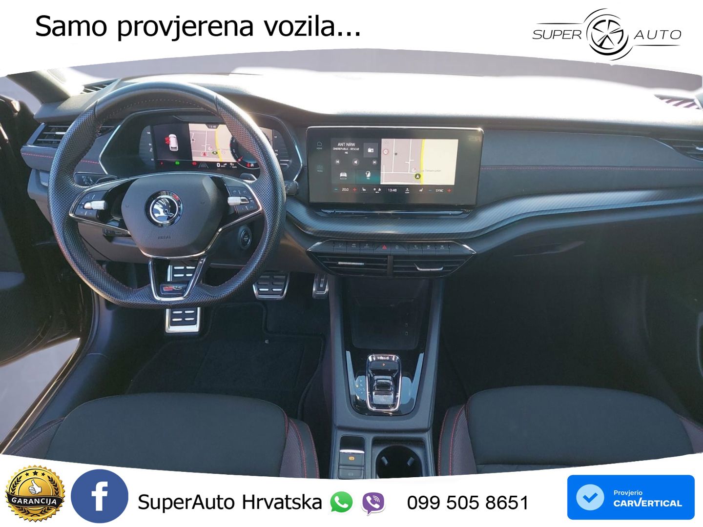 Škoda Octavia Combi RS 2.0 TDI (200 KS) 4x4 DSG LED+GR SJED+ACC