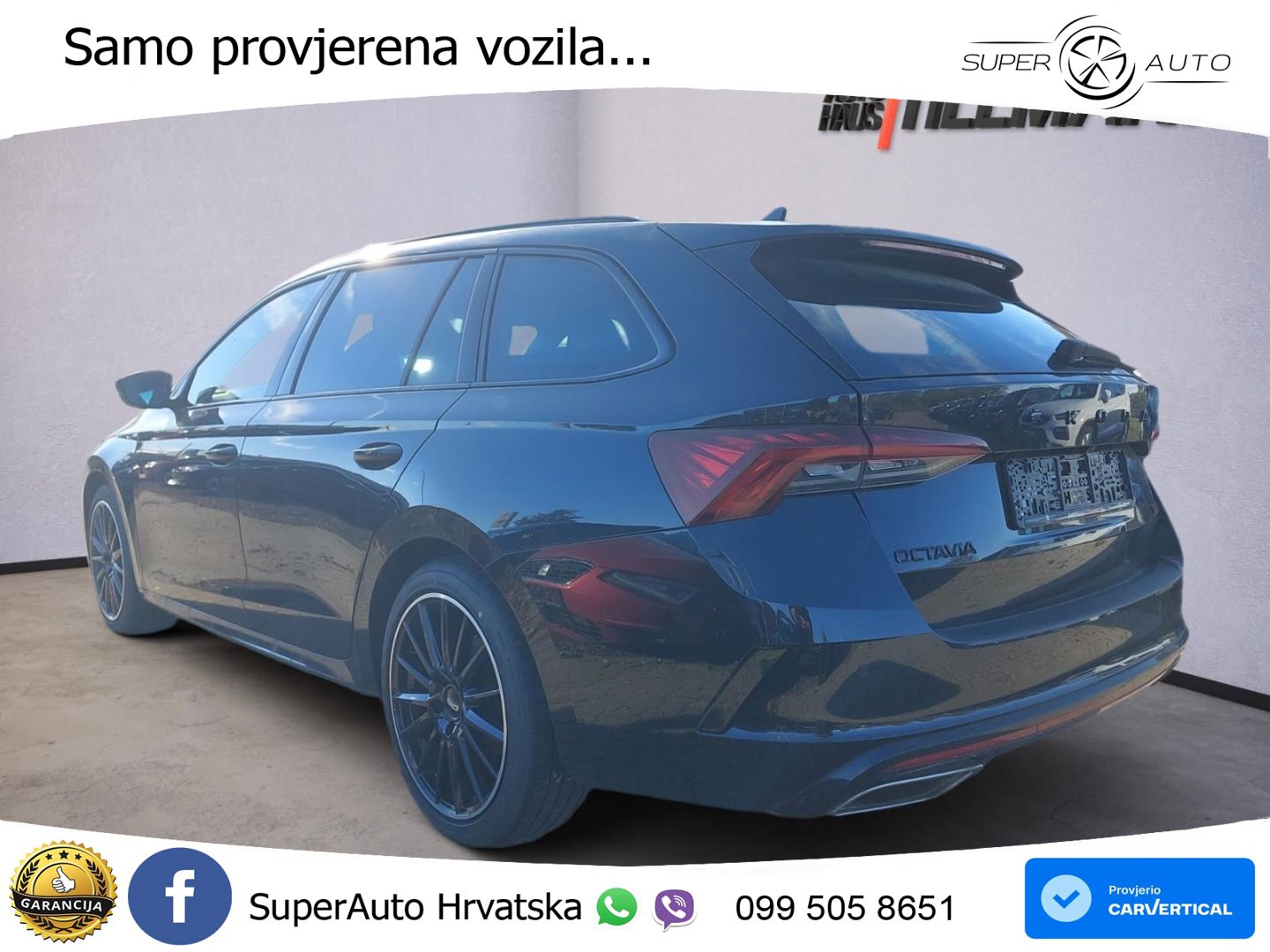 Škoda Octavia Combi RS 2.0 TDI (200 KS) 4x4 DSG LED+GR SJED+ACC