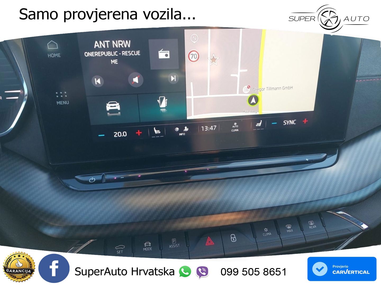 Škoda Octavia Combi RS 2.0 TDI (200 KS) 4x4 DSG LED+GR SJED+ACC