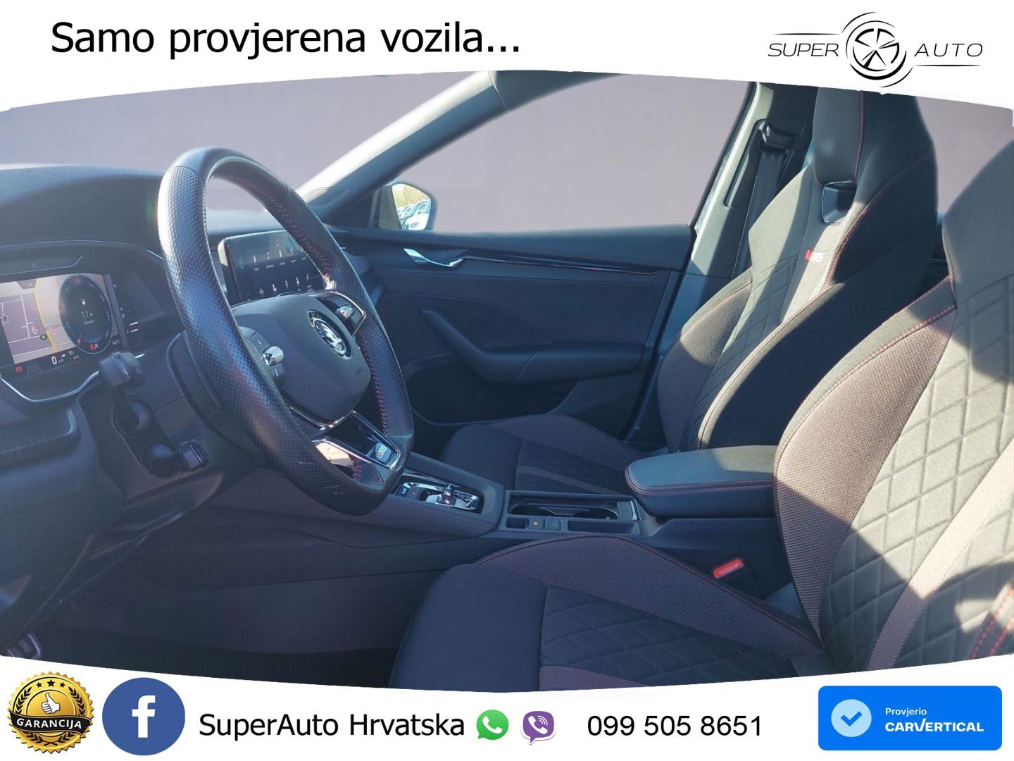Škoda Octavia Combi RS 2.0 TDI (200 KS) 4x4 DSG LED+GR SJED+ACC