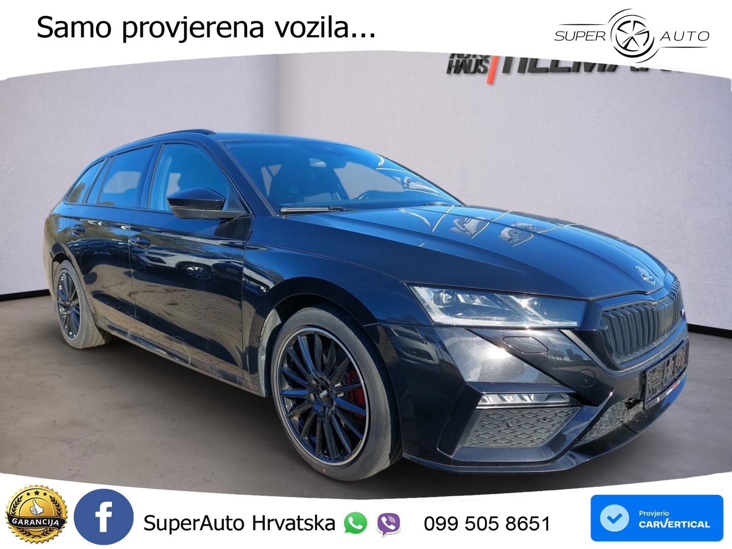 Škoda Octavia Combi RS 2.0 TDI (200 KS) 4x4 DSG LED+GR SJED+ACC