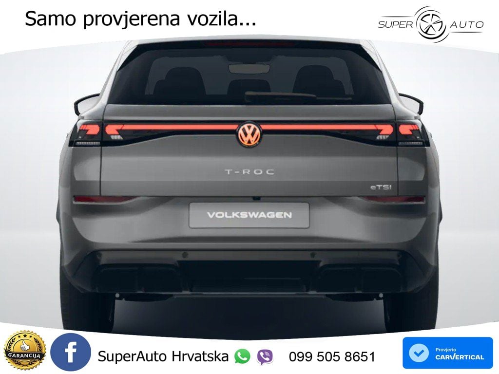 Volkswagen T-Roc 1.5 eTSI (150 KS)  DSG R-Line LED+GR SJED+ACC
