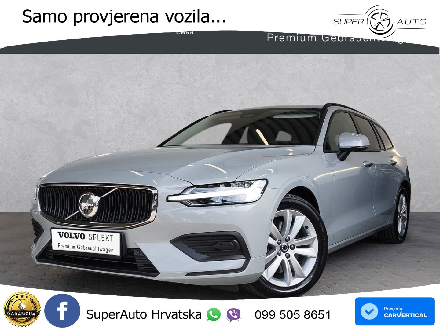 Volvo V60 2.0 B4 Benzin DCT LED+GR SJED+ACC