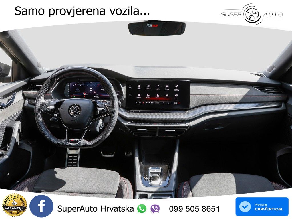 Škoda Octavia Combi RS 2.0 TDI (200 KS) DSG MATRIX+GR SJED+KAM