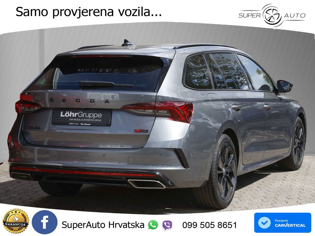 Škoda Octavia Combi RS 2.0 TDI (200 KS) DSG MATRIX+GR SJED+KAM
