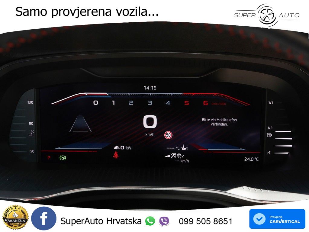 Škoda Octavia Combi RS 2.0 TDI (200 KS) DSG MATRIX+GR SJED+KAM