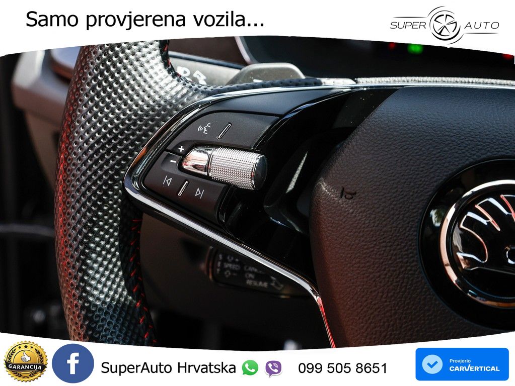 Škoda Octavia Combi RS 2.0 TDI (200 KS) DSG MATRIX+GR SJED+KAM