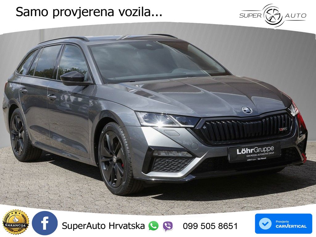 Škoda Octavia Combi RS 2.0 TDI (200 KS) DSG MATRIX+GR SJED+KAM