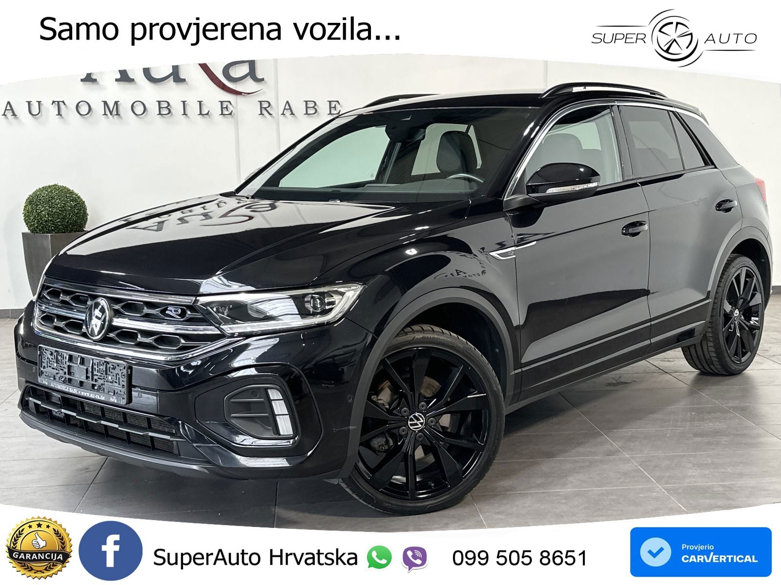 Volkswagen T-Roc 2.0 TSI (190 KS) 4M DSG R-Line LED+GR SJED+ACC