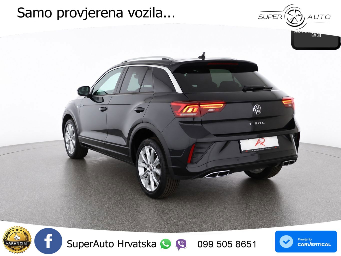 Volkswagen T-Roc 1.5 TSI (150 KS) DSG R-Line LED+GR SJED+ACC