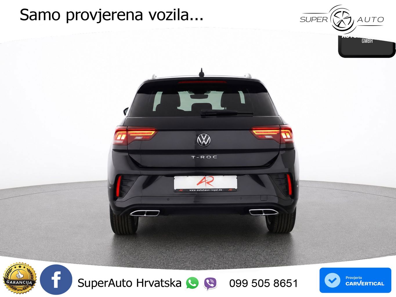 Volkswagen T-Roc 1.5 TSI (150 KS) DSG R-Line LED+GR SJED+ACC