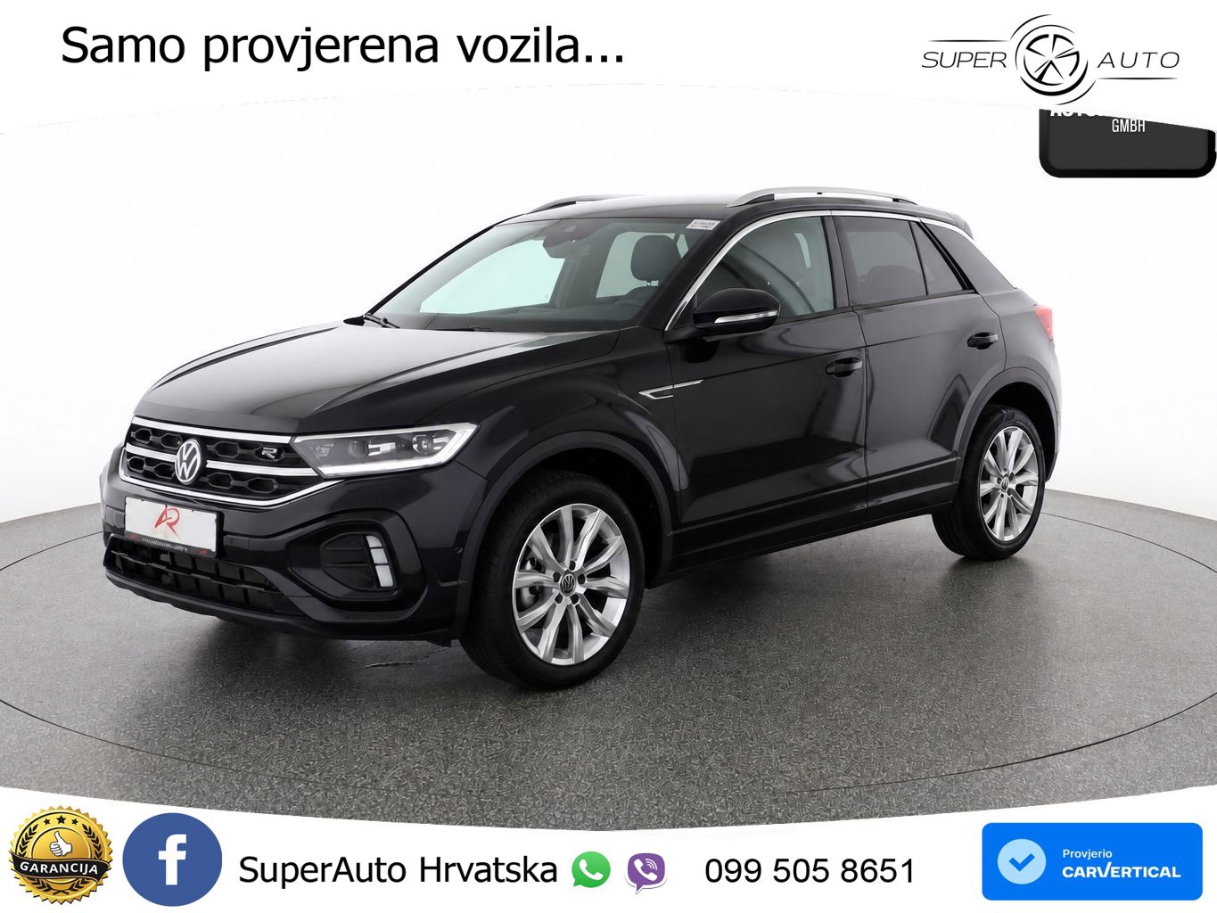 Volkswagen T-Roc 1.5 TSI (150 KS) DSG R-Line LED+GR SJED+ACC