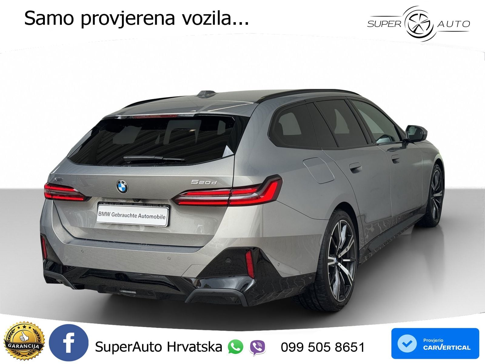 BMW 520d Touring (197 KS) xDrive Steptronic M Sport LED+GR SJED+ACC