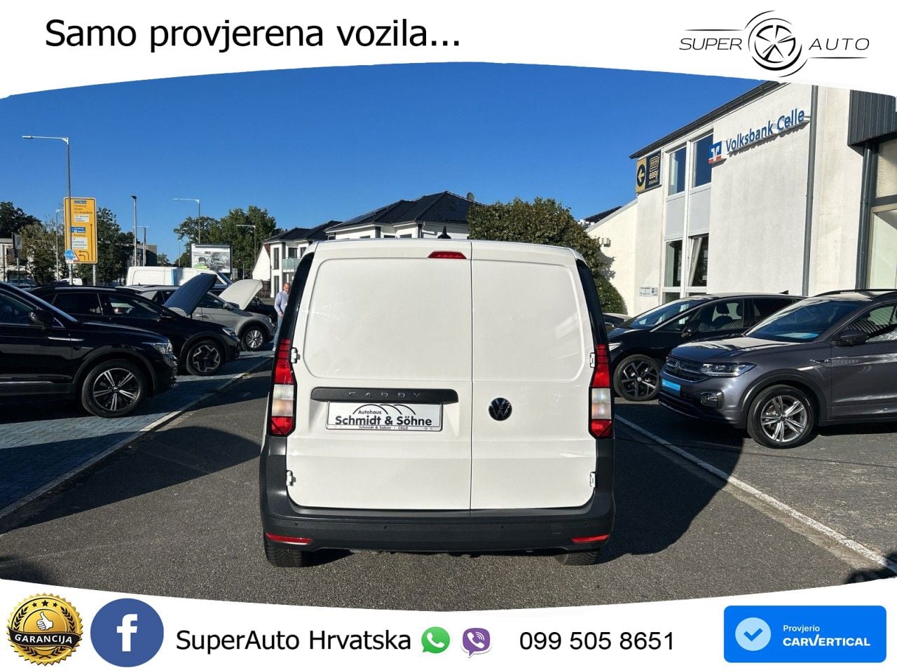 Volkswagen Caddy Cargo 2.0 TDI EcoProfi Klima Einparkhilfe 102 KS