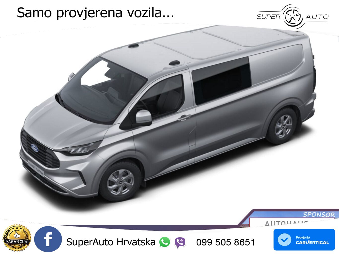 Ford Transit Custom DCiV Aut Limited L2 AHK UVP-33%* 170 KS