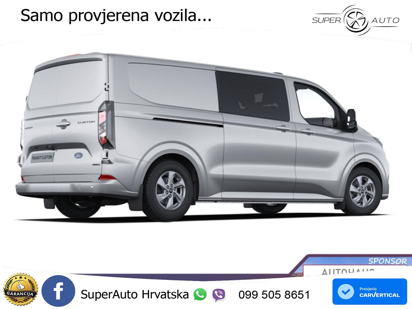 Ford Transit Custom DCiV Aut Limited L2 AHK UVP-33%* 170 KS