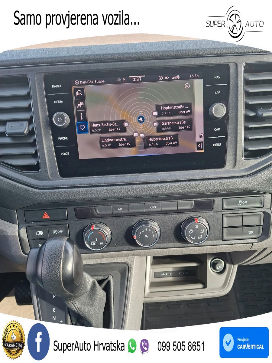Volkswagen Crafter 35 Kasten Automatik AHK Kamera Navi 140 KS