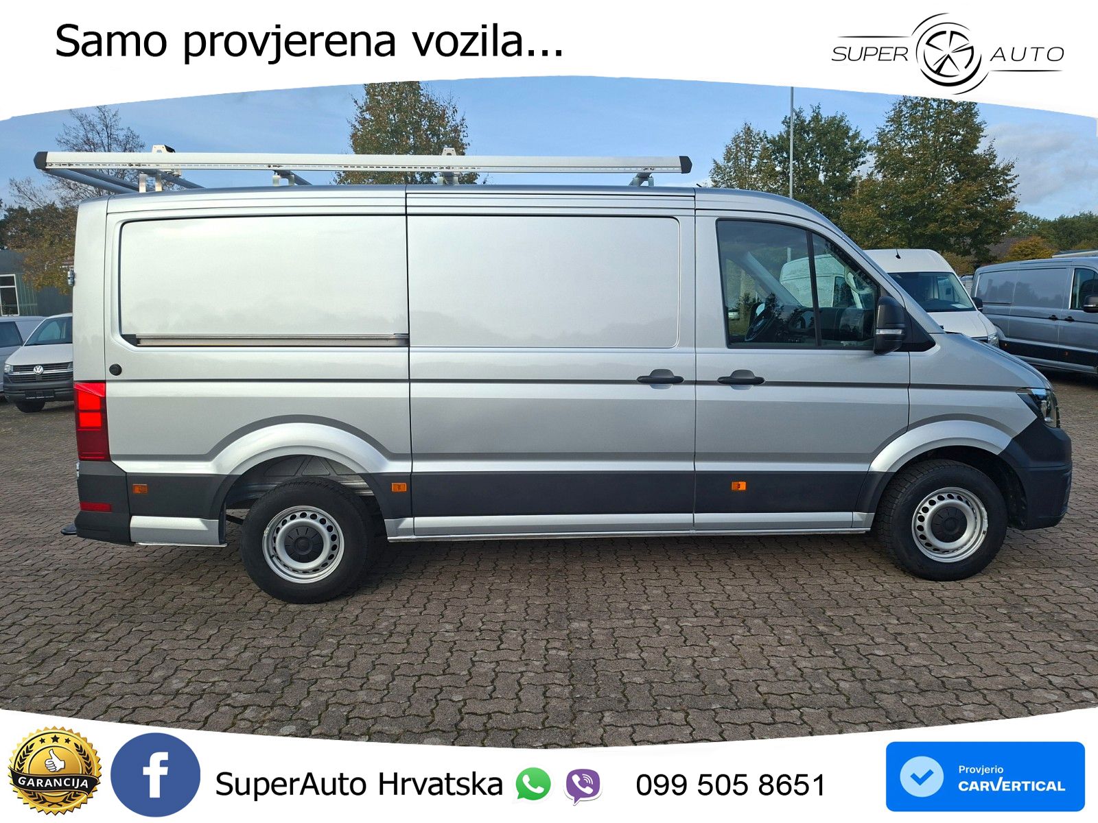 Volkswagen Crafter 35 Kasten Automatik AHK Kamera Navi 140 KS