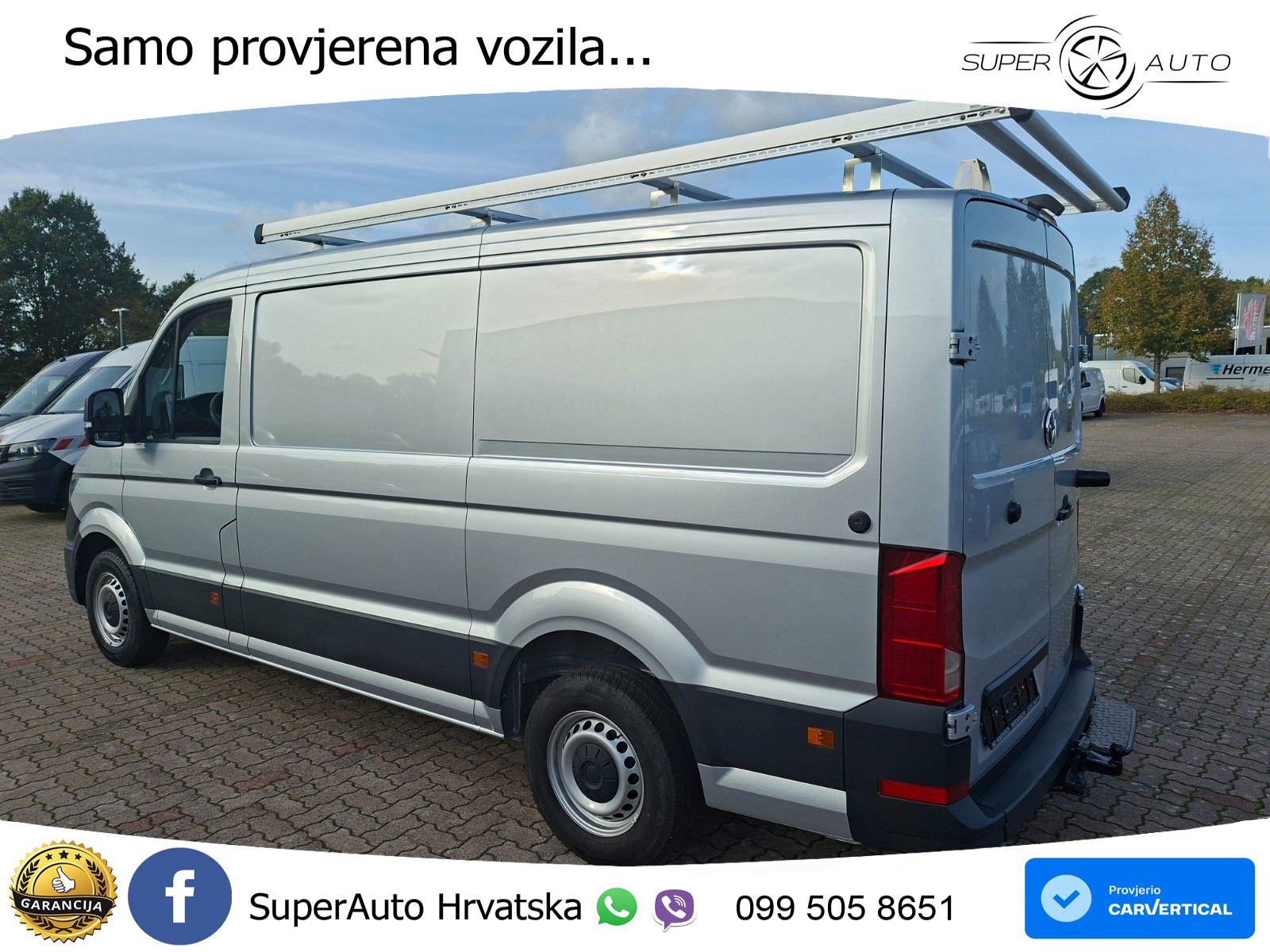 Volkswagen Crafter 35 Kasten Automatik AHK Kamera Navi 140 KS