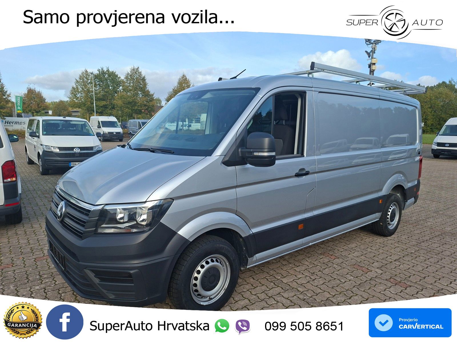 Volkswagen Crafter 35 Kasten Automatik AHK Kamera Navi 140 KS