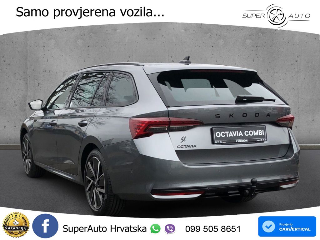 Škoda Octavia Combi 2.0 TDI (150 KS) DSG SportLine LED+GR SJED+ACC