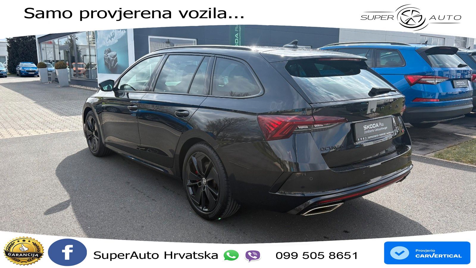 Škoda Octavia Combi RS 2.0 TSI (245 KS) DSG LED+GR SJED+ACC