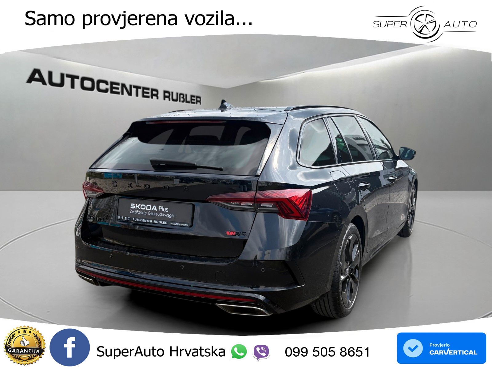 Škoda Octavia Combi RS 2.0 TSI (245 KS) DSG LED+GR SJED+ACC
