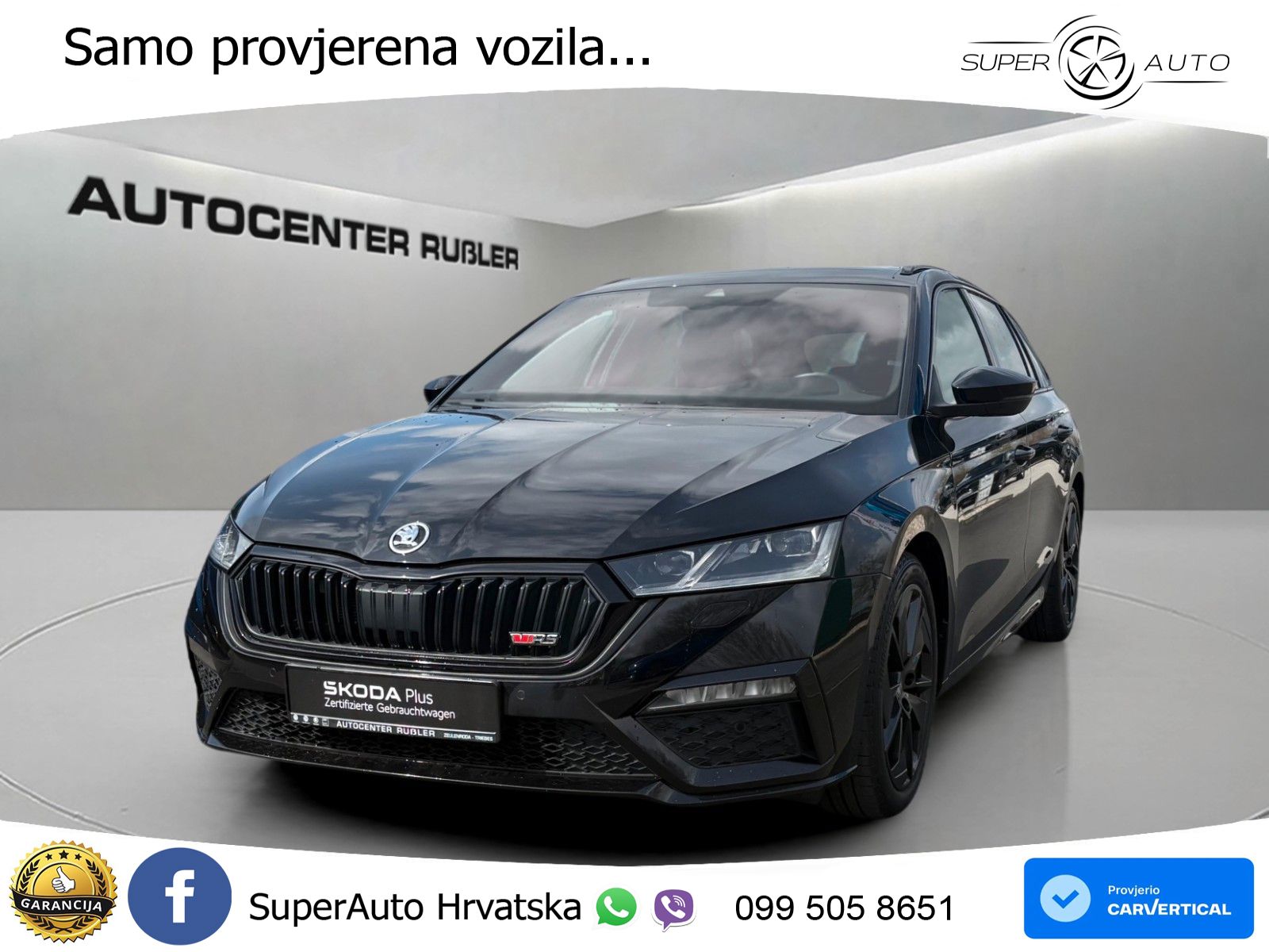Škoda Octavia Combi RS 2.0 TSI (245 KS) DSG LED+GR SJED+ACC