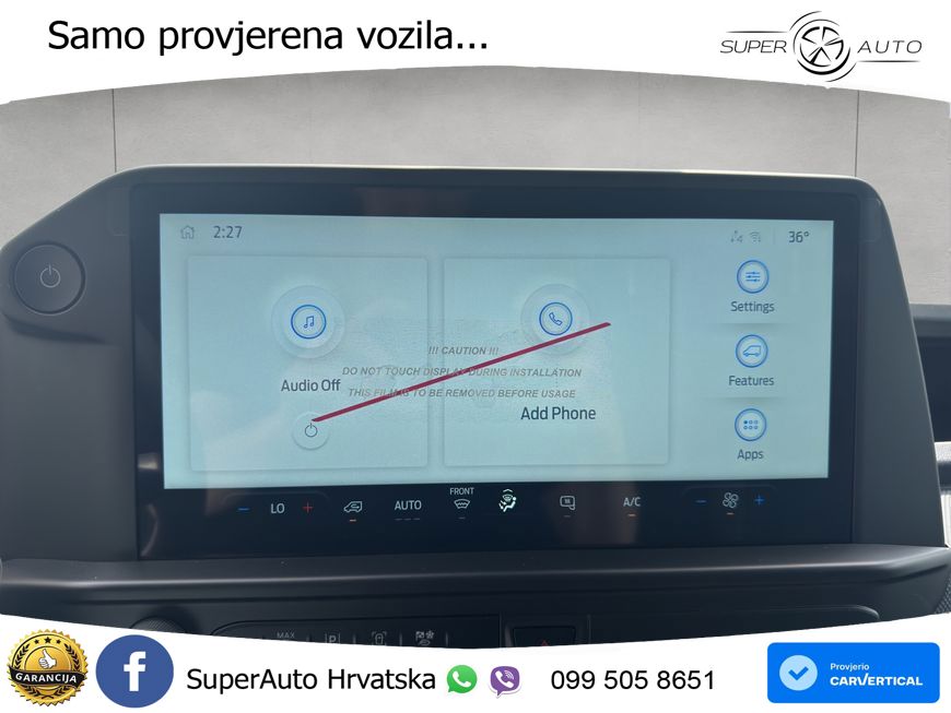 Ford e-Transit Custom 320 L1H1 LKW HA Trend 136 KS
