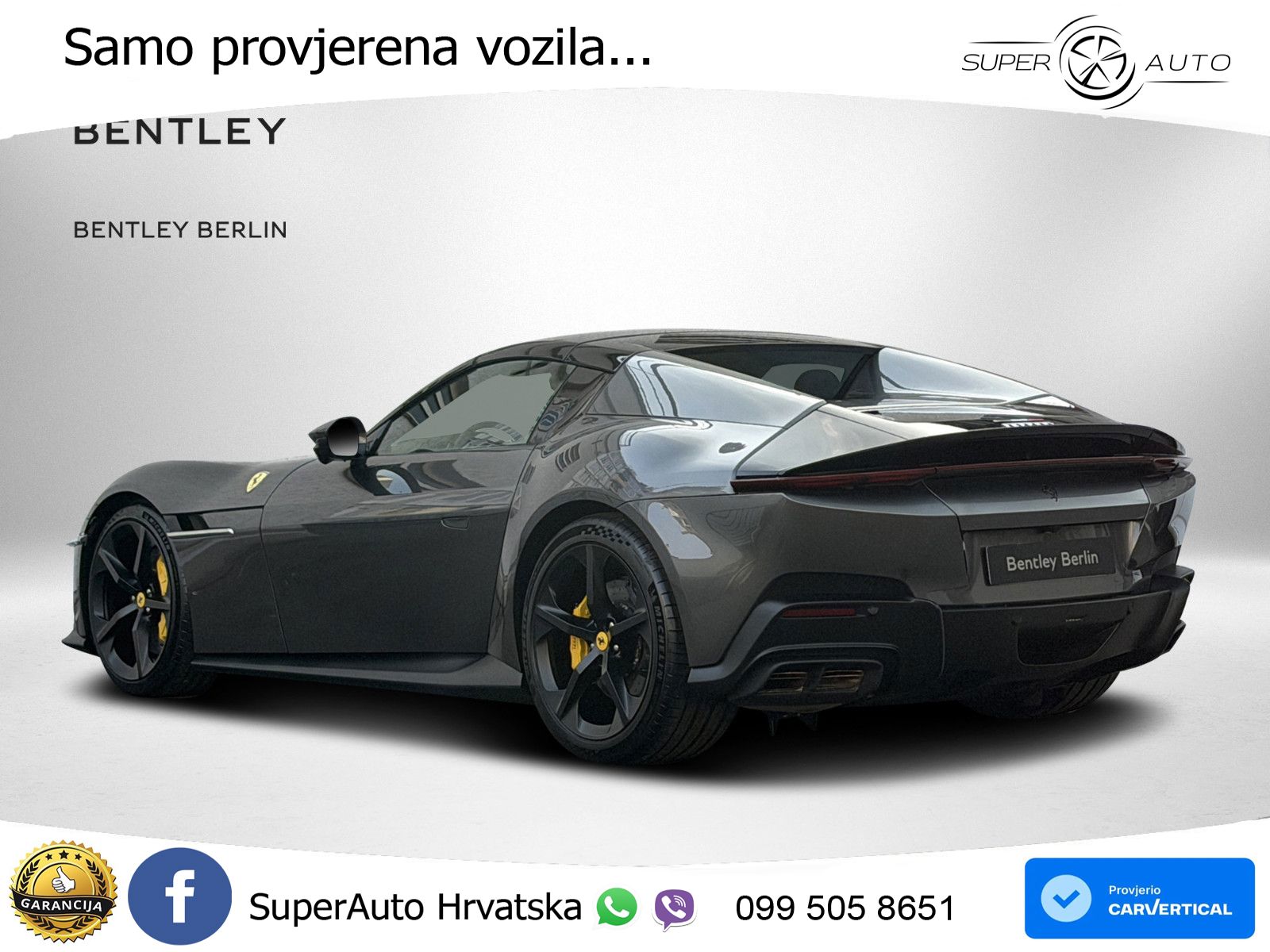 Ferrari 12Cilindri Spider 6.5 V12 (830 KS) F1 DCT ZRAČNI+ACC+GR SJED+360
