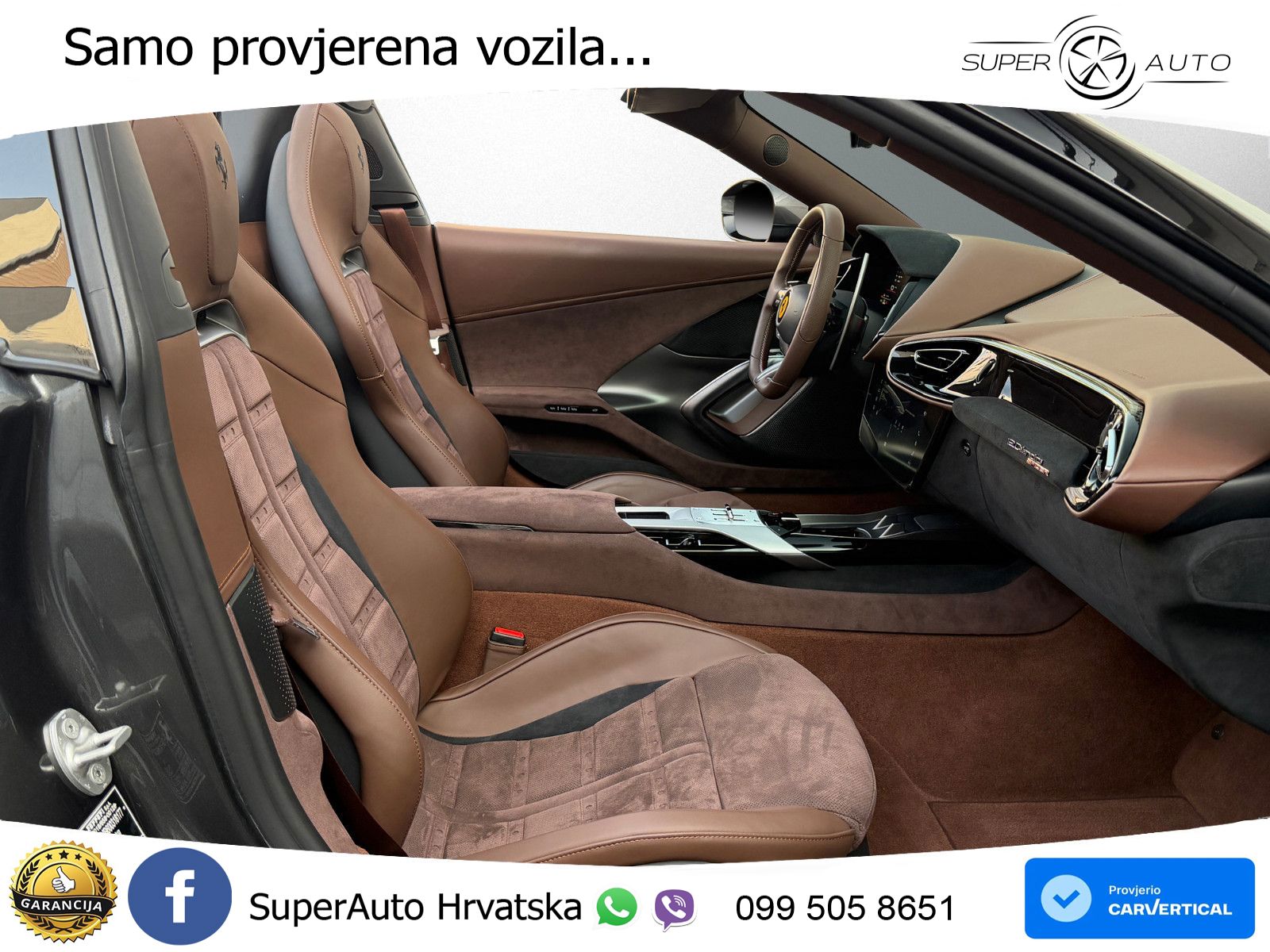Ferrari 12Cilindri Spider 6.5 V12 (830 KS) F1 DCT ZRAČNI+ACC+GR SJED+360
