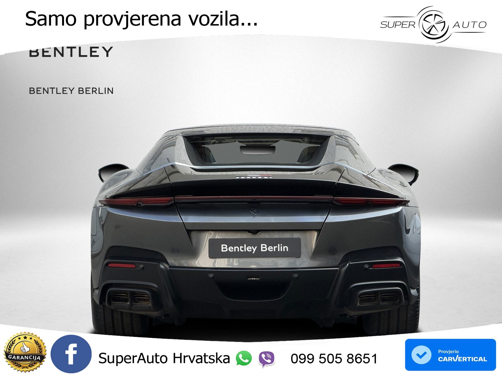Ferrari 12Cilindri Spider 6.5 V12 (830 KS) F1 DCT ZRAČNI+ACC+GR SJED+360