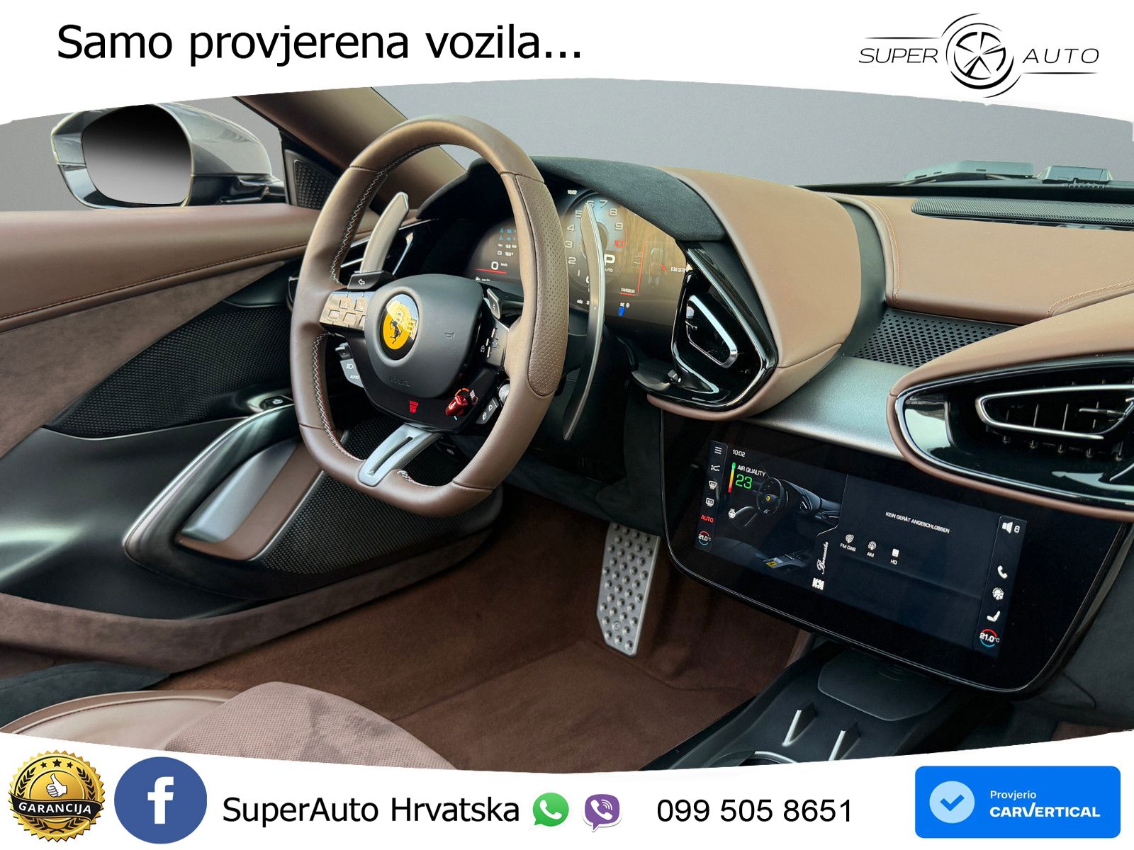 Ferrari 12Cilindri Spider 6.5 V12 (830 KS) F1 DCT ZRAČNI+ACC+GR SJED+360