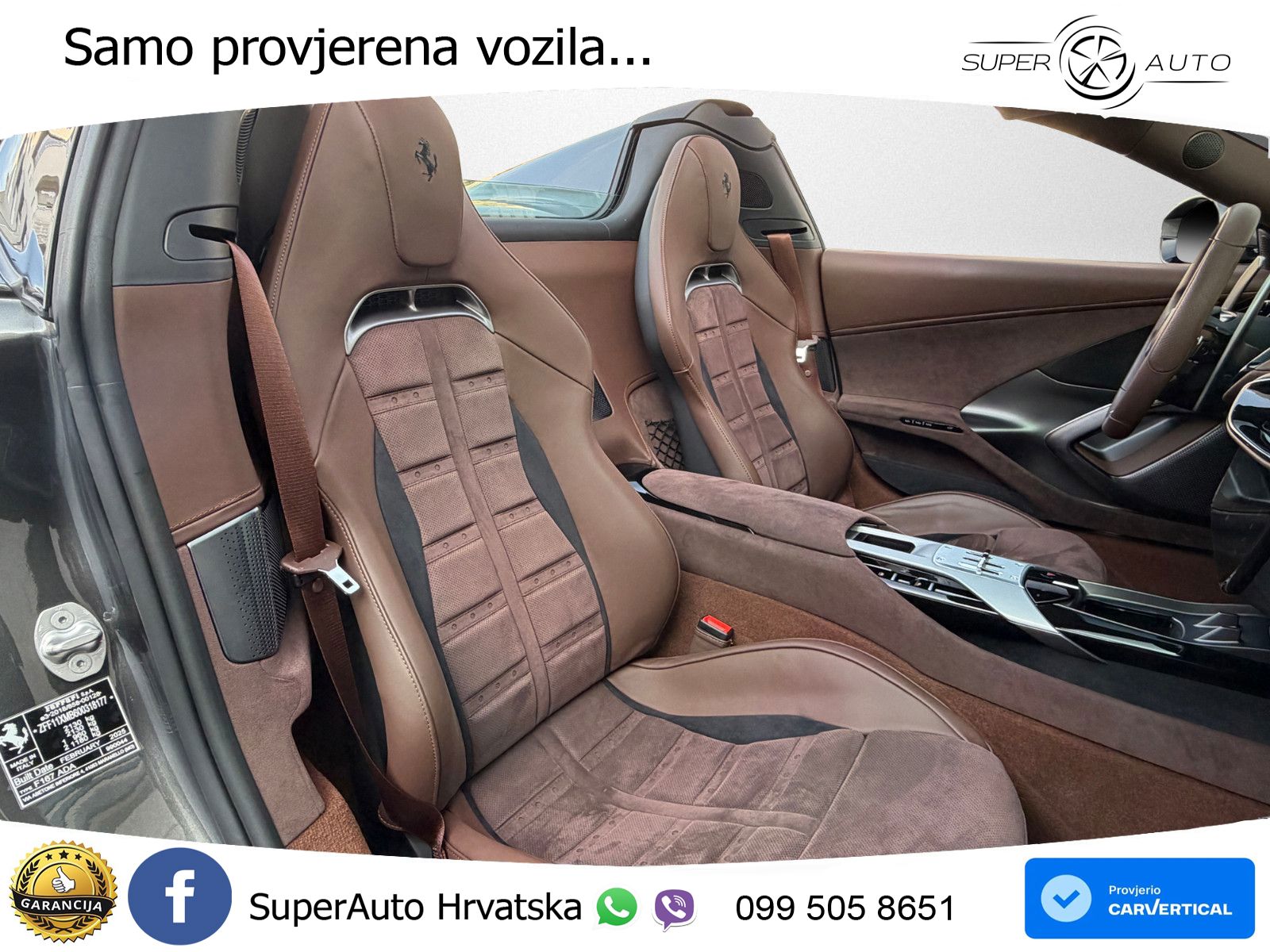 Ferrari 12Cilindri Spider 6.5 V12 (830 KS) F1 DCT ZRAČNI+ACC+GR SJED+360