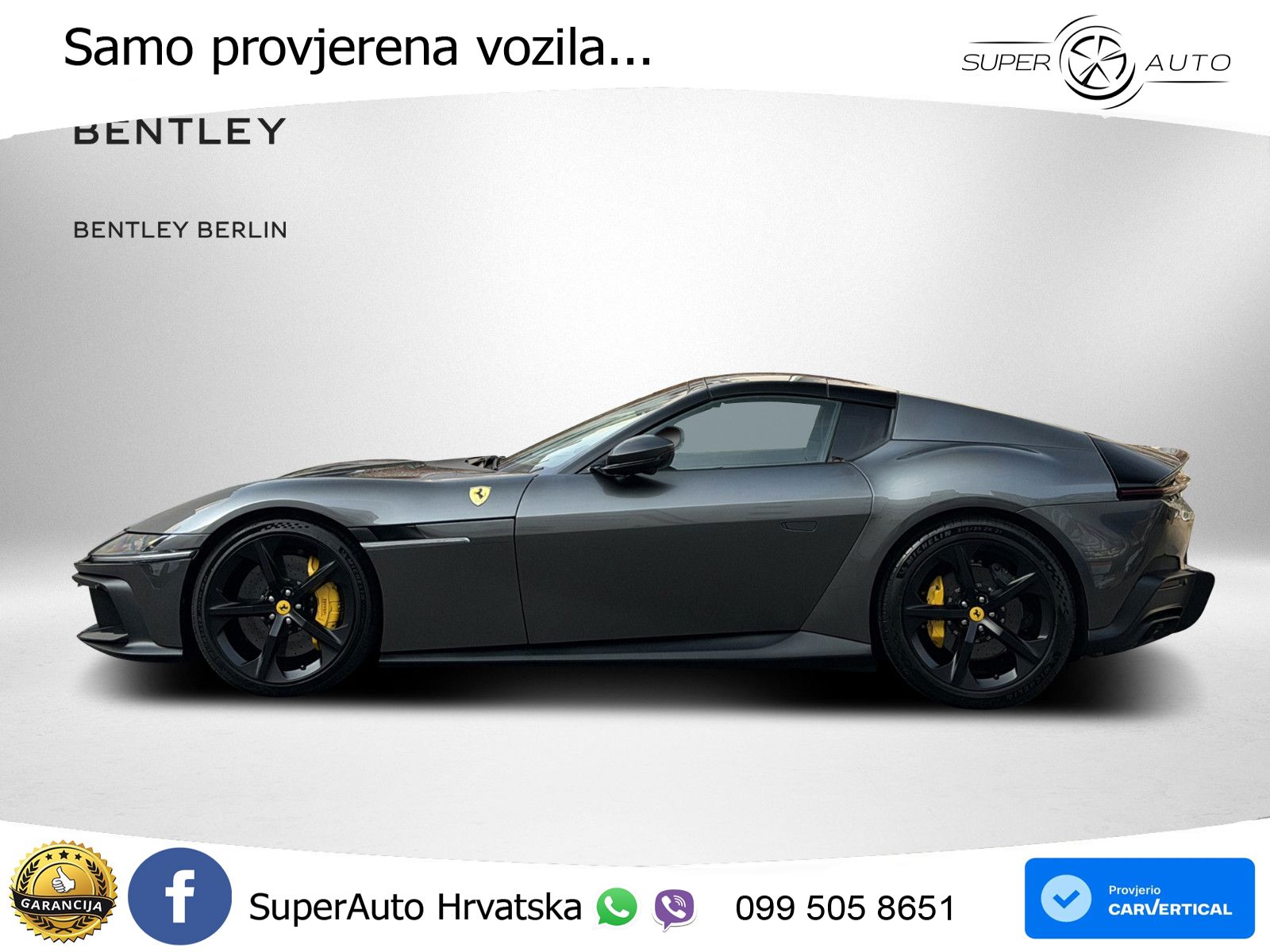 Ferrari 12Cilindri Spider 6.5 V12 (830 KS) F1 DCT ZRAČNI+ACC+GR SJED+360