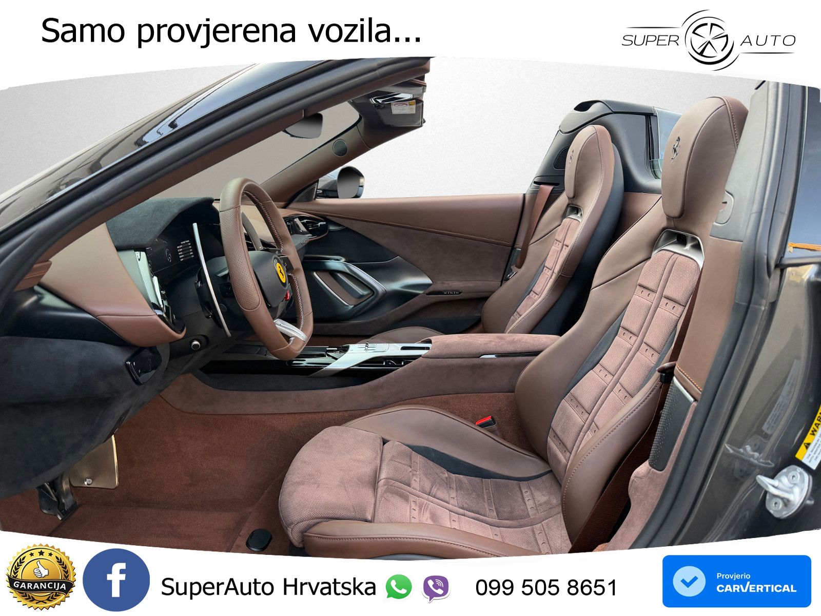 Ferrari 12Cilindri Spider 6.5 V12 (830 KS) F1 DCT ZRAČNI+ACC+GR SJED+360