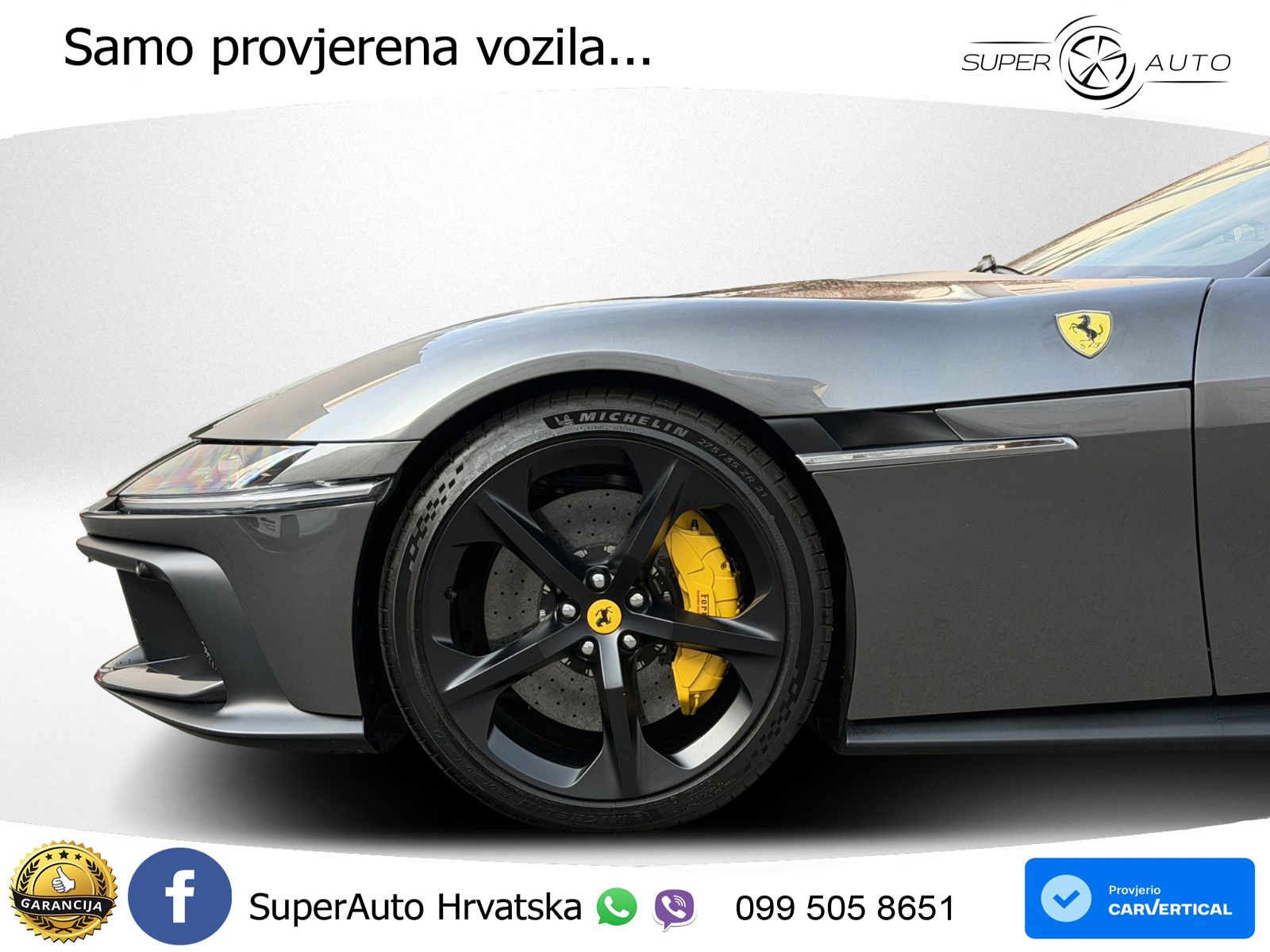 Ferrari 12Cilindri Spider 6.5 V12 (830 KS) F1 DCT ZRAČNI+ACC+GR SJED+360